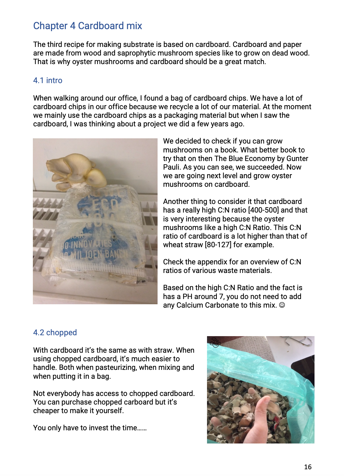 E-book - 3 mushroom substrate recipes for the small mushroom grower